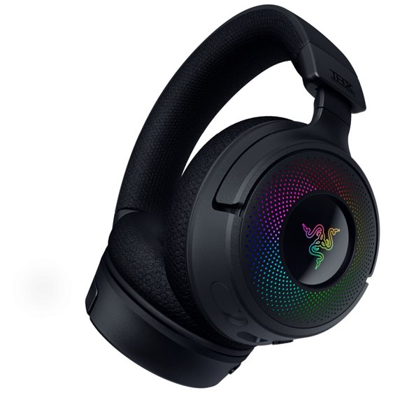 Razer KRAKEN V4 - Wireless 7.1 RGB Gaming Headset - BT/2.4GHz/USB - Haptic Feedback - PC/PS5/PS4