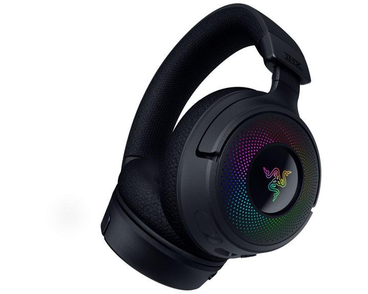 Razer KRAKEN V4 - Wireless 7.1 RGB Gaming Headset - BT/2.4GHz/USB - Haptic Feedback - PC/PS5/PS4