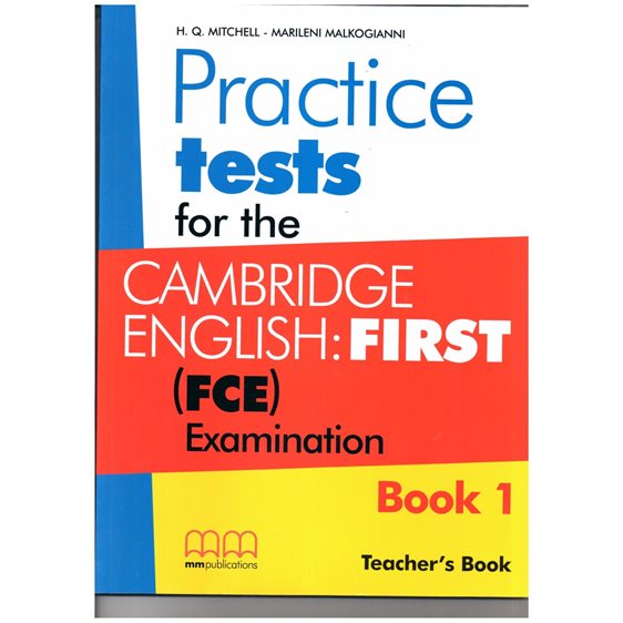CAMBRIDGE ENGLISH FIRST PRACTICE TESTS 1 TCHRS