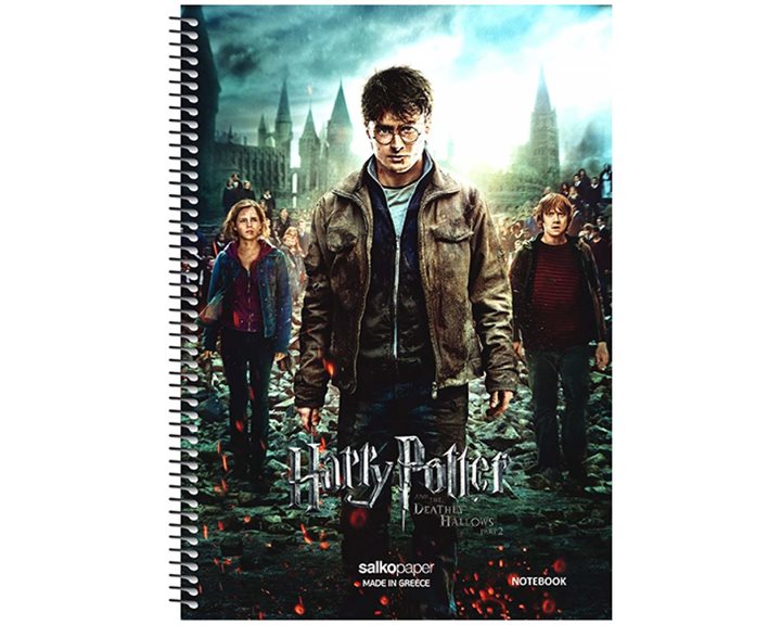 Τετράδιο Σπιράλ 21x29 Salko Harry Potter 2θεμ. 120 Σελ.