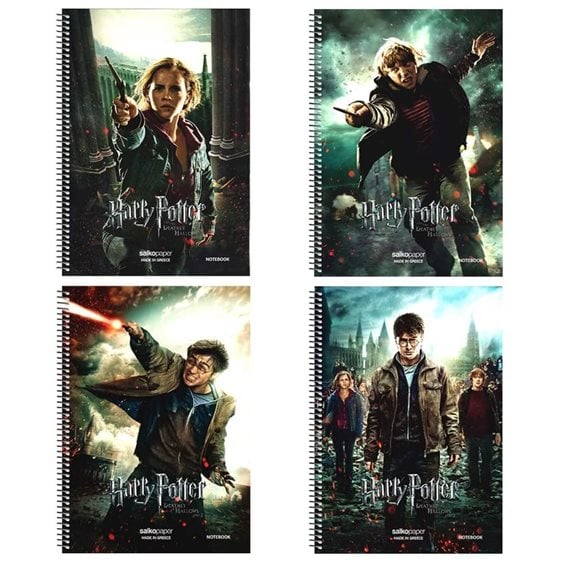 Τετράδιο Σπιράλ 21x29 Salko Harry Potter 2θεμ. 120 Σελ.