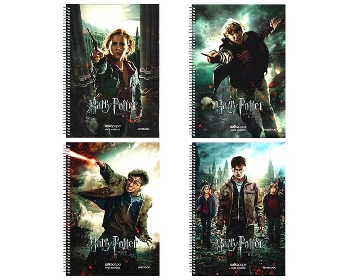 Τετράδιο Σπιράλ 21x29 Salko Harry Potter 2θεμ. 120 Σελ.