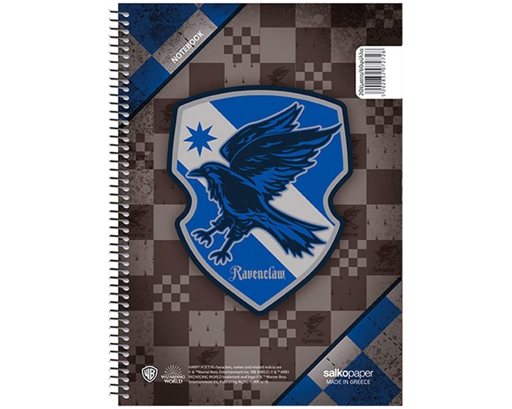 Τετράδιο Σπιράλ A4 Salko Harry Potter School Pride 2  2θεμ.60φ 7277