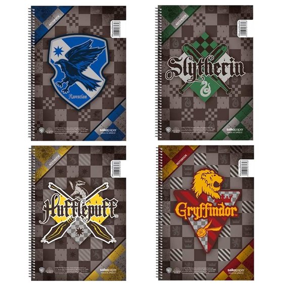 Τετράδιο Σπιράλ A4 Salko Harry Potter School Pride 2  2θεμ.60φ 7277