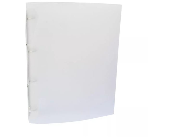 Κλασέρ PP 23χ32χ2.3cm 4κρικ Λευκό Διάφανο