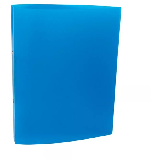 Κλασέρ PP 23χ32χ2.3cm 2κρικ Μπλε Διάφανο