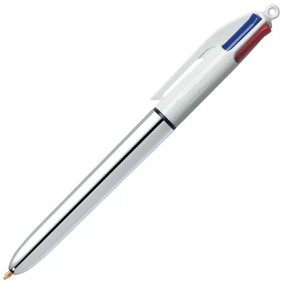 Στυλό Bic 4 Colour Shine Silver