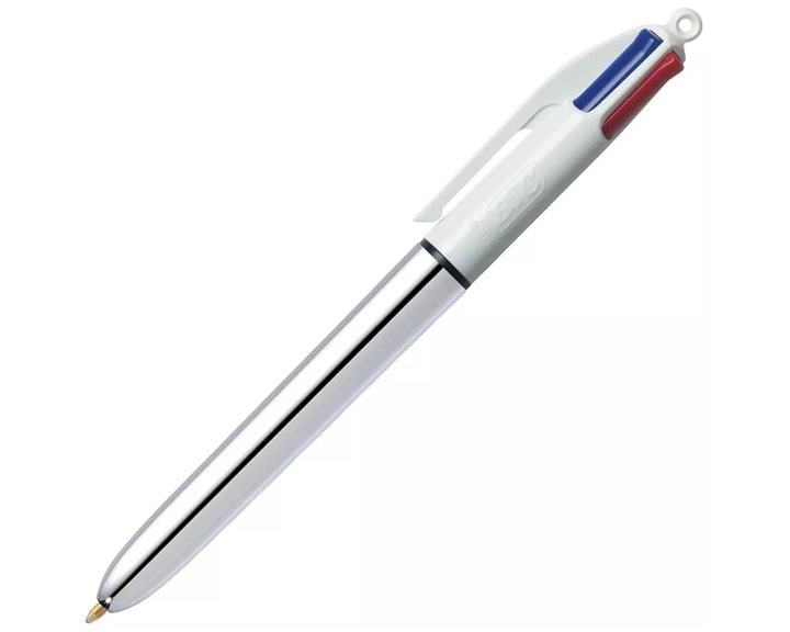 Στυλό Bic 4 Colour Shine Silver
