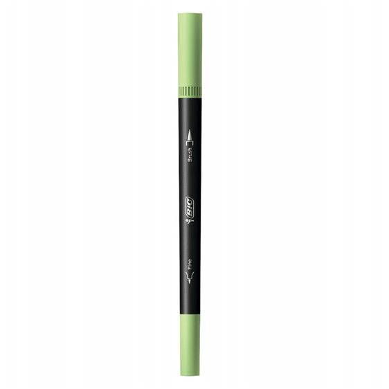 Bic Μαρκαδόροι Ζωγραφικής Intensity Dual Pastel Πράσινος
