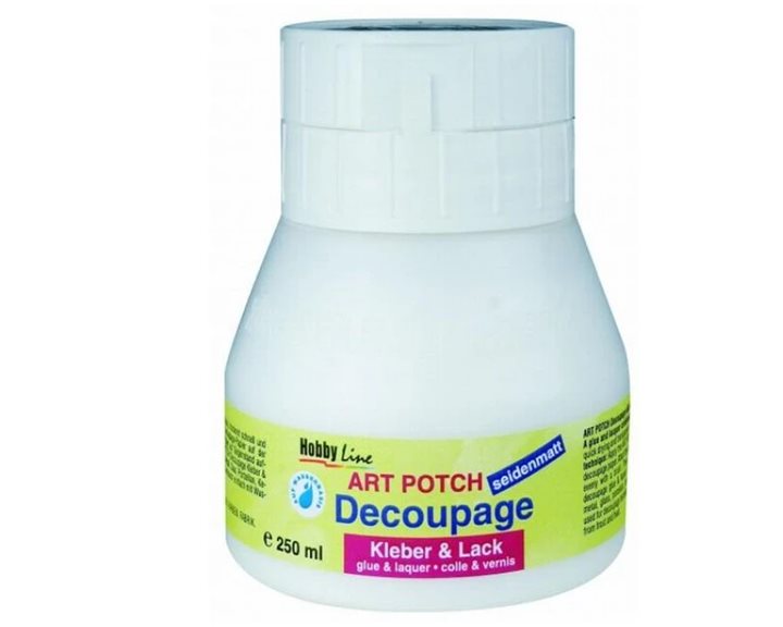 Kreul 250ml Art Potch Κόλλα Και Βερνίκι Decoupage Σατινέ
