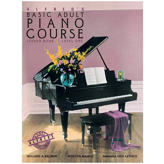 ALFRED'S BASIC ADULT PIANO COURSE LESSON BOOK LEVEL ONE