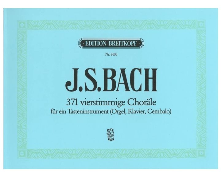 J.S.BACH 371 VIERSTIMMIGE CHORALE