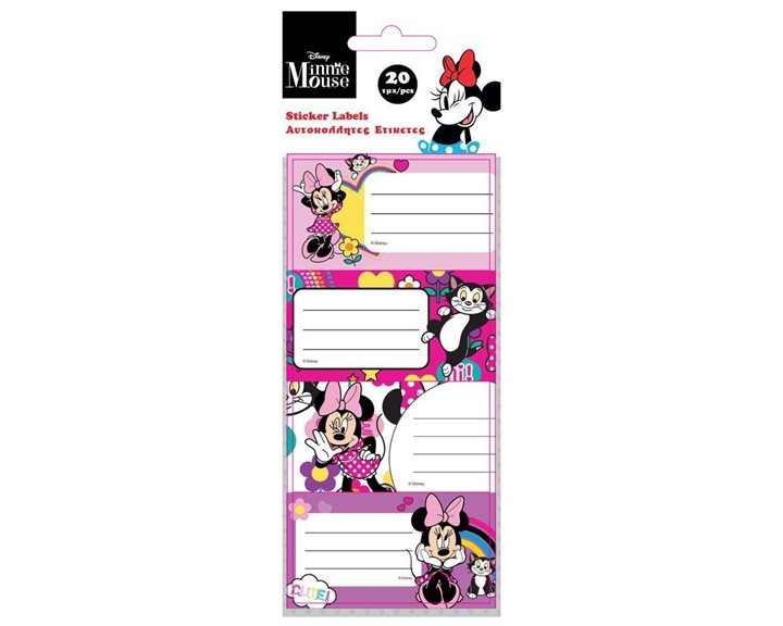 Αυτοκόλλητες Ετικέτες 20τμχ. 5φ Minnie 000564558
