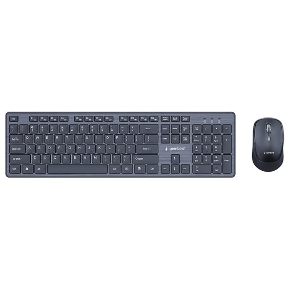 GEMBIRD WIRELESS DESKTOP SET US LAYOUT BLACK