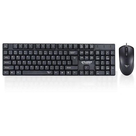 ALCATROZ SILENT KEYBOARD AND MOUSE XPLORER C3500 BLACK