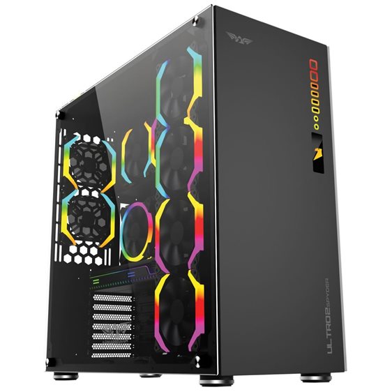 ARMAGGEDDON FULL ATX GAMING PC CASE ULTRO 2 SPYDER