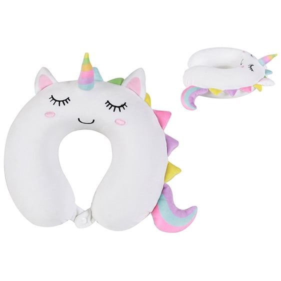 Μαξιλαράκι Ταξιδίου Λαιμού XL2184D Unicorn 30x30x10cm