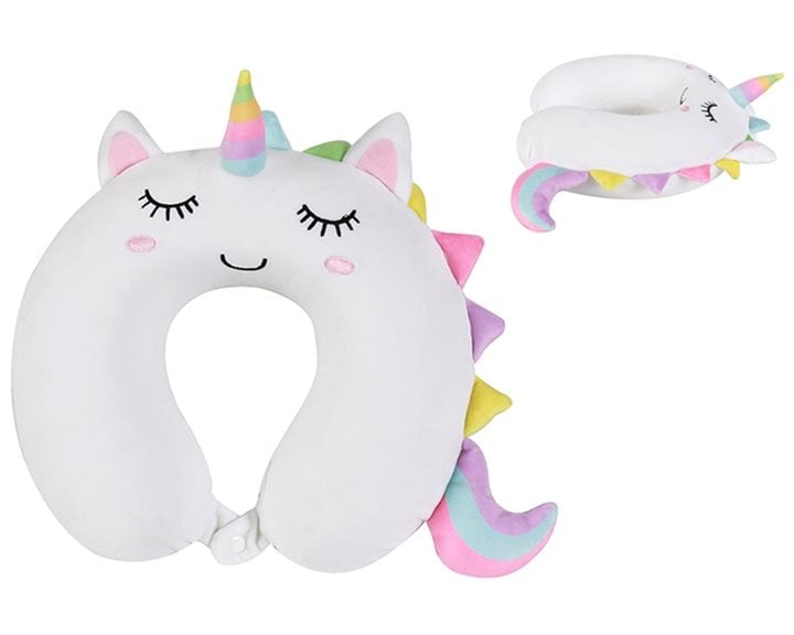 Μαξιλαράκι Ταξιδίου Λαιμού XL2184D Unicorn 30x30x10cm