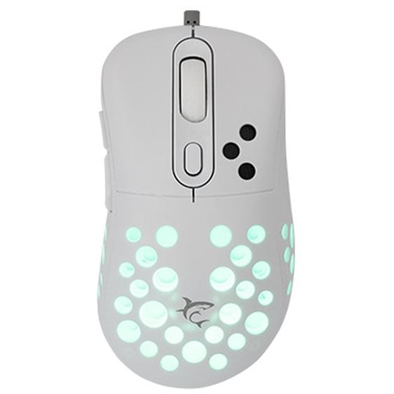 WHITE SHARK 6D GAMING MOUSE DPI 12800 GM-5013 WHITE