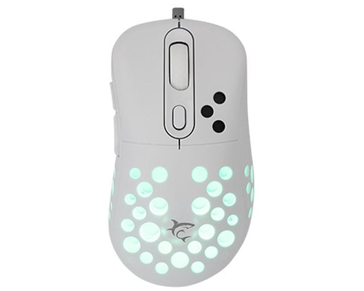 WHITE SHARK 6D GAMING MOUSE DPI 12800 GM-5013 WHITE