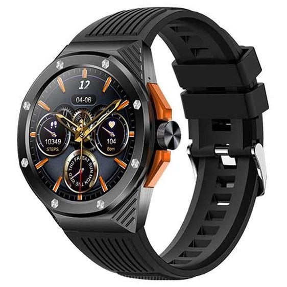 LAMTECH AMOLED 1.46' SMARTWATCH BT5.0 WITH SPORT TRACKING & HEALTH SENSOR BLACK