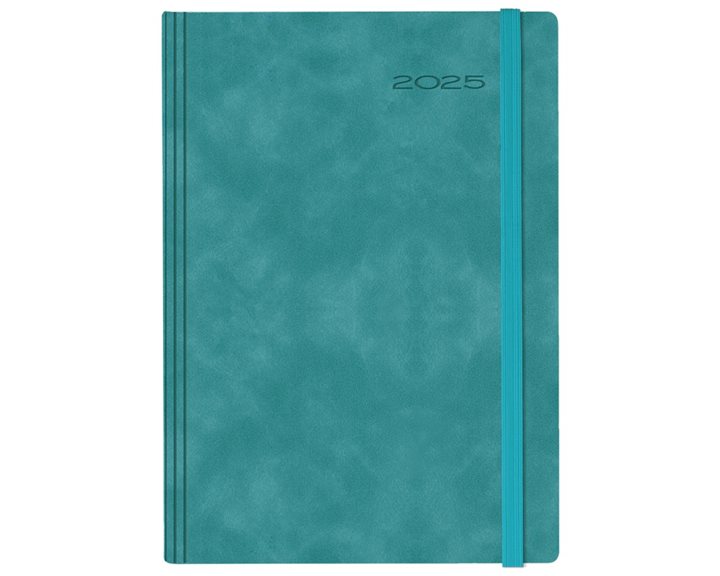 Ημερολόγιο Ημερ. 14.5x20.5 Avenue Chia Elastic Τρικουαζ