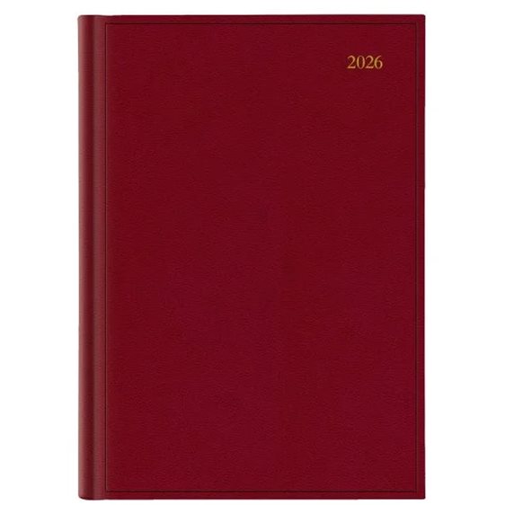 Ημερολόγιο Εβδ19.7X28.5 Paros Classic Μπορντω  Gold