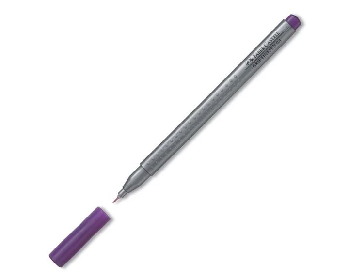 Μαρκαδόρος Faber-Castell Grip Finepen 0.4 Λιλά