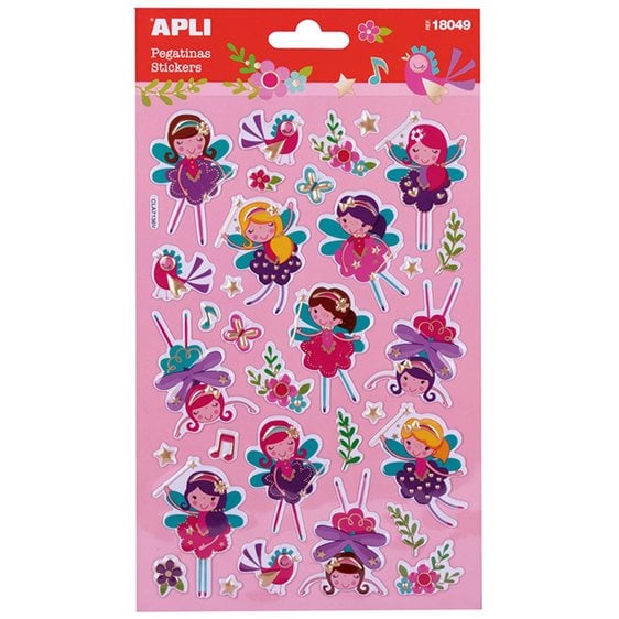 Αυτοκόλλητα Apli Metallic Fairies