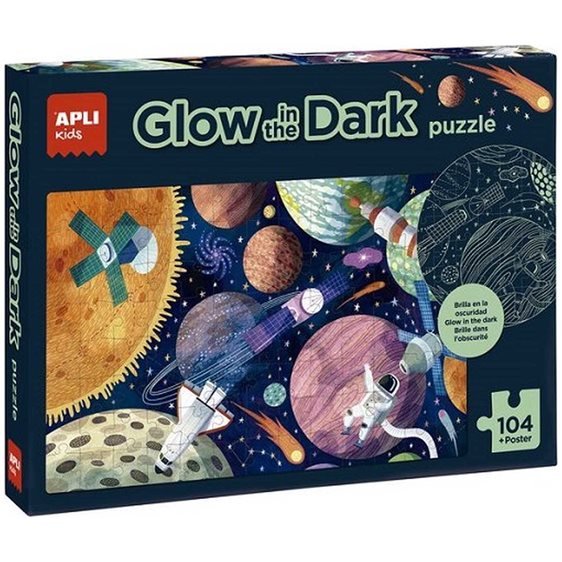 Apli Puzzle Glow In The Dark Solar 104τμχ