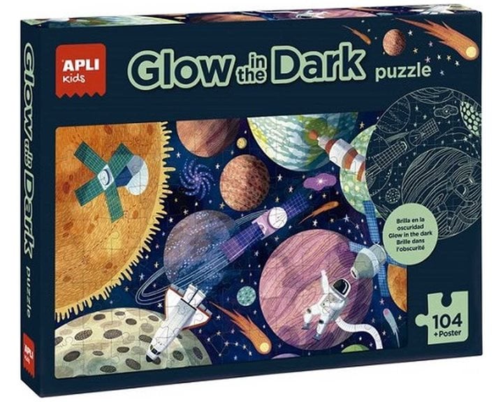 Apli Puzzle Glow In The Dark Solar 104τμχ