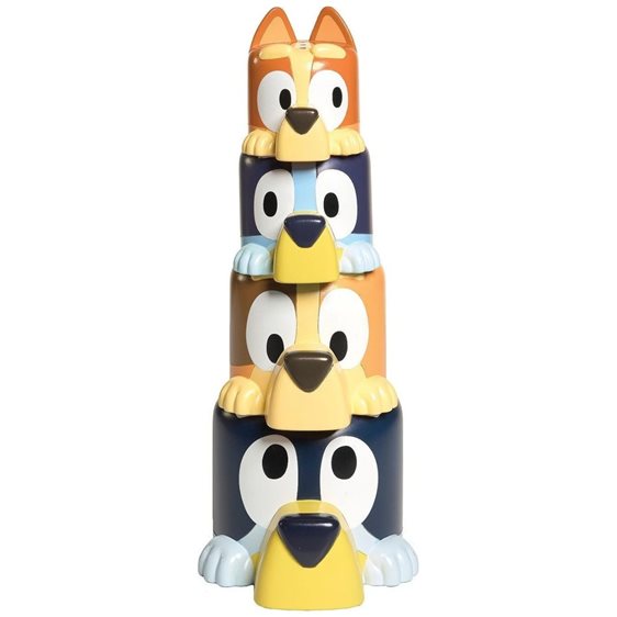 TOMY Toomies Βρεφικό Παιχνίδι Μπάνιου Οικογένεια Bluey Πυραμίδα 1000-73622