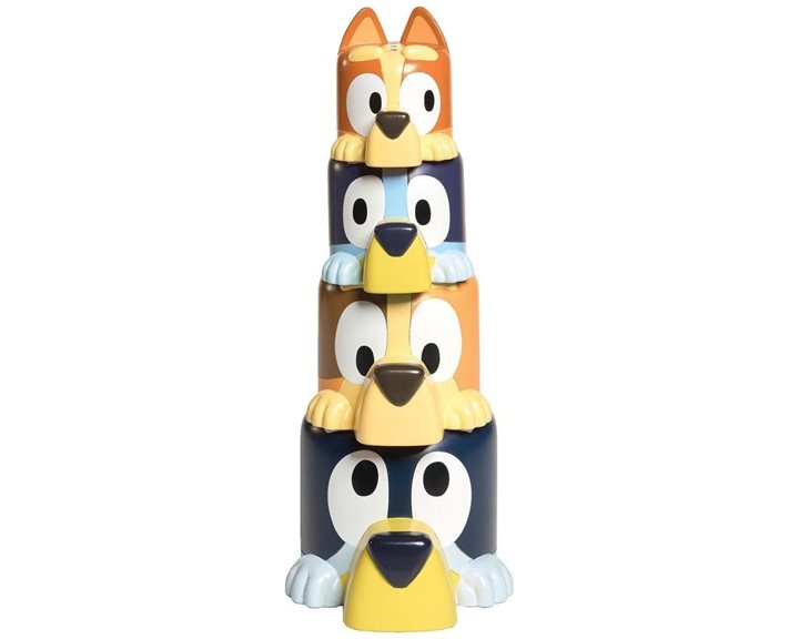 TOMY Toomies Βρεφικό Παιχνίδι Μπάνιου Οικογένεια Bluey Πυραμίδα 1000-73622