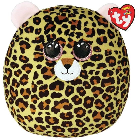 Ty Squishy Beanies Livvie Λεοπάρδαλη Πολύχρωμη 38εκ 1607-39221