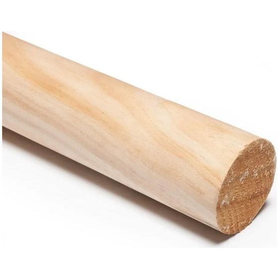 Στρογγυλή Ξύλινη Καβίλια 100cm - Φ10mm