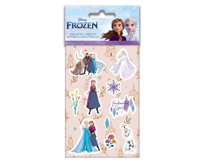 Αυτοκόλλητα Frozen 8x12 5Φυλλα