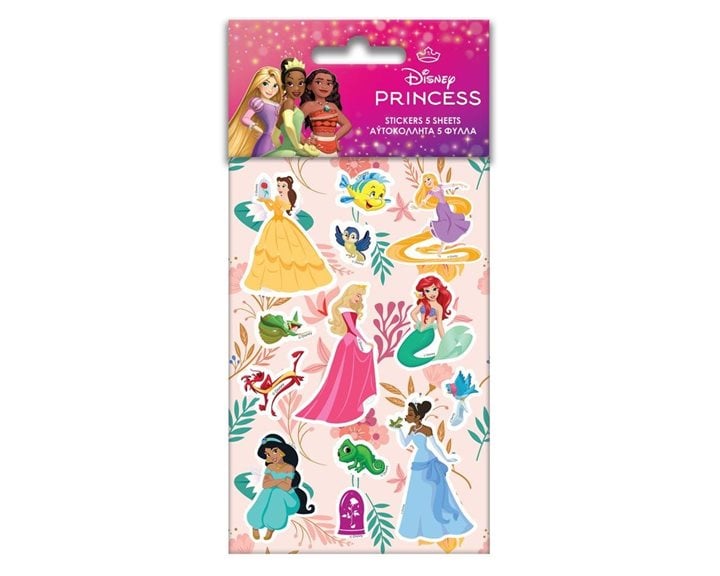 Αυτοκόλλητα Princess 8x12 5Φυλλα