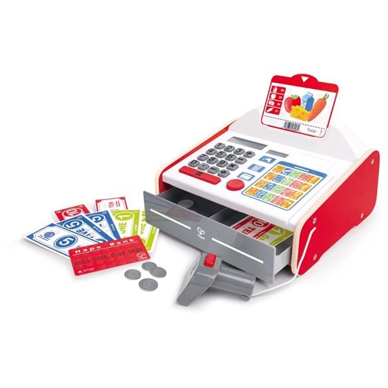 Hape Early Explorer Ξύλινη Ταμειακή Μηχανή Beep N Buy (E3184A)