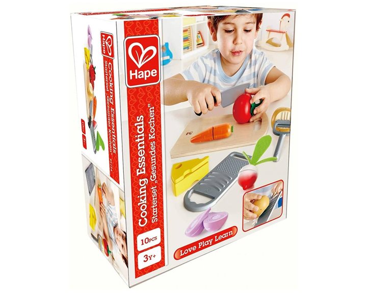 Hape Playfully Delicious Ξύλινα Τρόφιμα-Τα Υλικά Μαγειρικής Του Σεφ (E3154B)