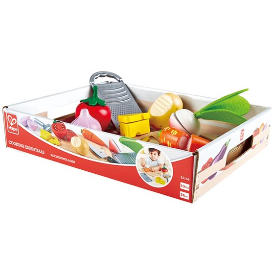 Hape Playfully Delicious Ξύλινα Τρόφιμα-Τα Υλικά Μαγειρικής Του Σεφ (E3154B)