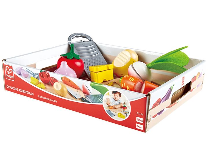 Hape Playfully Delicious Ξύλινα Τρόφιμα-Τα Υλικά Μαγειρικής Του Σεφ (E3154B)