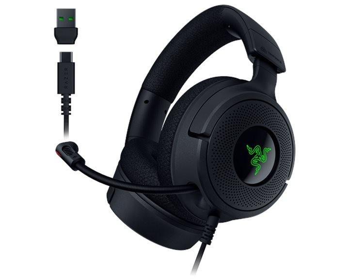 Razer KRAKEN V4 X USB - RGB 7.1 Gaming Headset - 40 mm Driver - PC/PS5/PS4