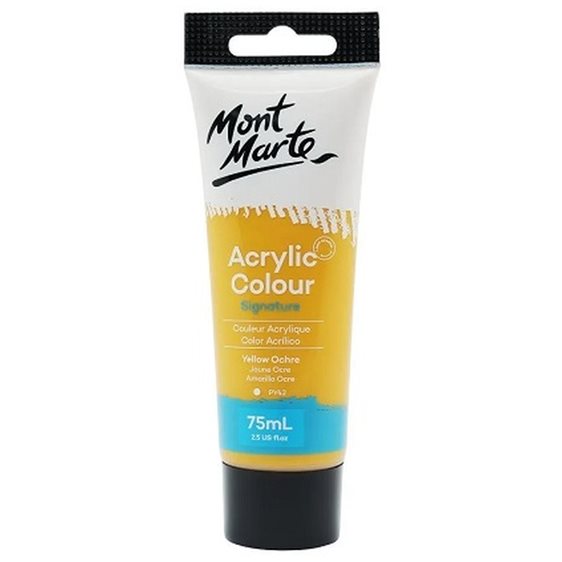 Ακρυλικό Mont Marte 75ml Studio Acrylic 05 Yellow Ochre