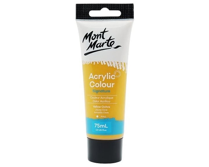 Ακρυλικό Mont Marte 75ml Studio Acrylic 05 Yellow Ochre