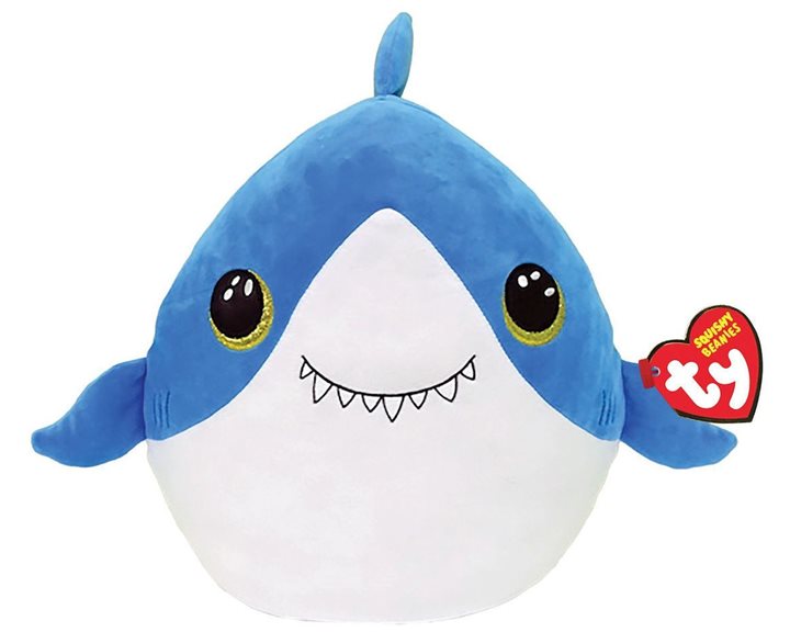 Ty Squishy Seanies Finsley Καρχαρίας Μπλε 38εκ 1607-39366