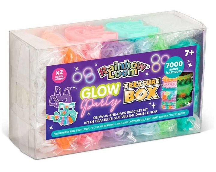 Rainbow Loom Glow Party-Treasure Box (B0349)