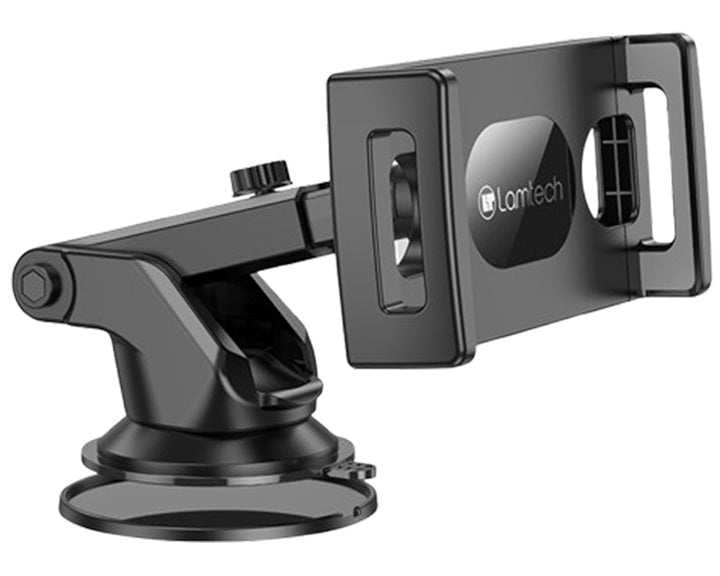 LAMTECH DUAL-AXIS CAR HOLDER FOR TABLETS & SMARTPHONES UP TO 12.9'