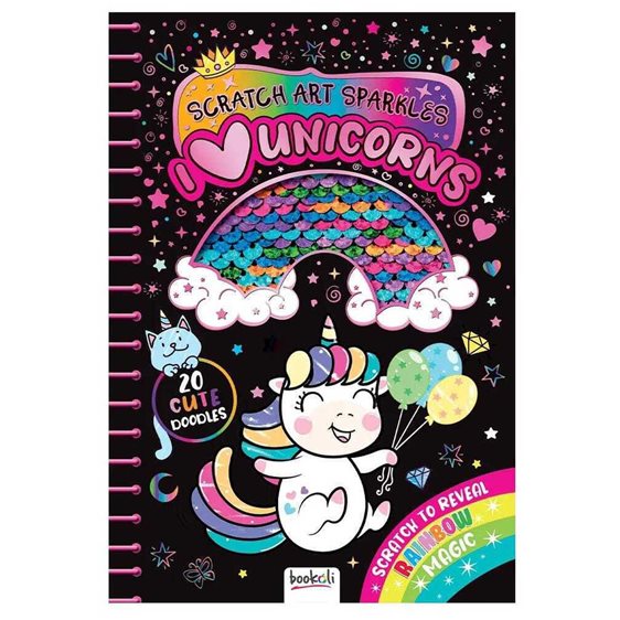Scratch Art Sparkles: I Love Unicorns