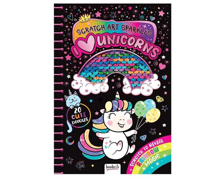 Scratch Art Sparkles: I Love Unicorns