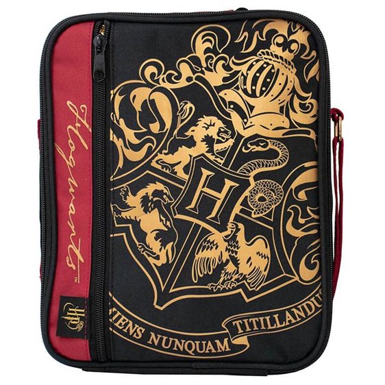 Harry Potter Lunch Bag Deluxe 2 Pocket Black